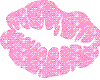 Glittery Pink Lips
