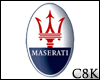 C8K Maserati Emblem Logo