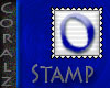 Blue O Stamp