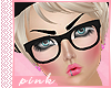 PINK-Black Glasses