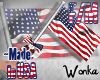 W° USA Hand Flag. F/M