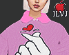 Sweater Fake love pink