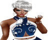 TEF JANET BLUEWHITE TOP