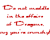 Dont Meddle with Dragons