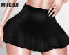 Blk love Skirt