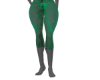GREEN LACE CAPRI'S