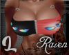 *R* Rainbow Heart Red L