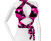 latex crop top