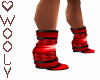 Boots w stockings red bl