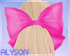 ♡Hot Pink Bow