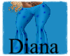 blue glitter pant