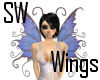 Blue Fae Wings