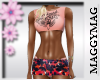 Peach Summer Sexy Set