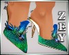 ZY: Peacock Queen Heels