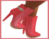 JUK Pink Ankle Boots