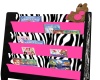 Zebra book shelf nursery