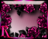 *R* Hot Pink Roses Frame