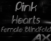 AX! Pink Heart Blindfold