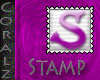 Pink "S" Stamp