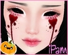 p. baby crying blood