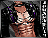 Gothic Spiked Vest Purpl