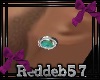 *RD* Lft Ear Turquoise
