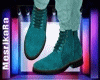 Teal Boots M