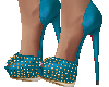 Turquoise Blue Heels