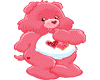 a pink luv bear