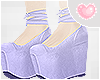 ballet platforms /lilac