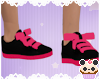 +Black&Pink Bow Shoes