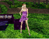 (Fe)Purple ruffle dress