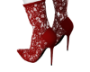 𝓚 | Lace Heels red