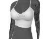 D- White Tattoo Top