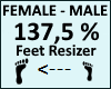 Feet Scaler 137,5%