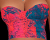 Fire Blue Corset
