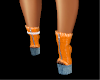 QK Orange denmin boots