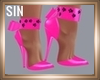 PVC PINK WILD KITTY SHOE