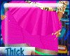 Thick Pink Mini Skirt