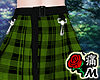 蝶 Plaid Green Skirt