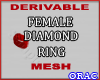 Fem Diamond Ring Mesh