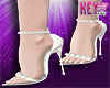 K* Tahe White Heels