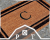 Letter C Doormat