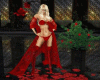 sexy red full suit