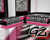 [Gz] Pink Zebra Sofa