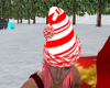 Candy Stripes Santa Hat
