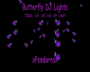 Purp Butterfly DJ Lights