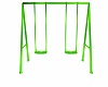 Green with Black Swings
