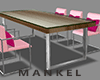 Dining Table 6s Pink