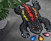 金 Tiger Godzila Rug